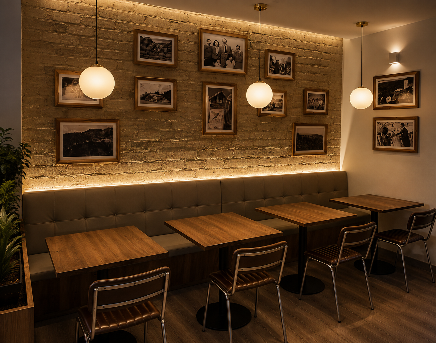 Mobiliario instalado por IMB en Café San Alberto